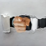 At fault car accident California — driver exchanging information after collision