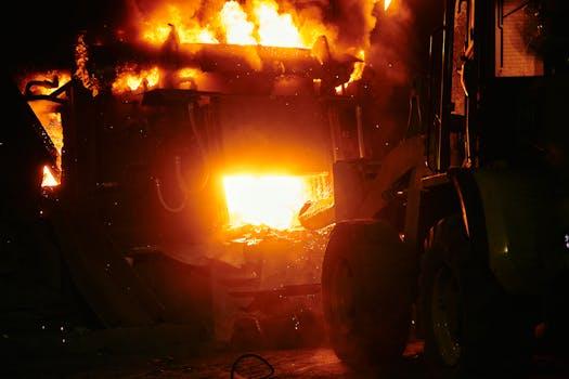 Accidente industrial con fuego — abogado de lesiones por quemaduras en Clovis