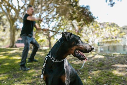 Dog on leash — Selma dog bite lawyer